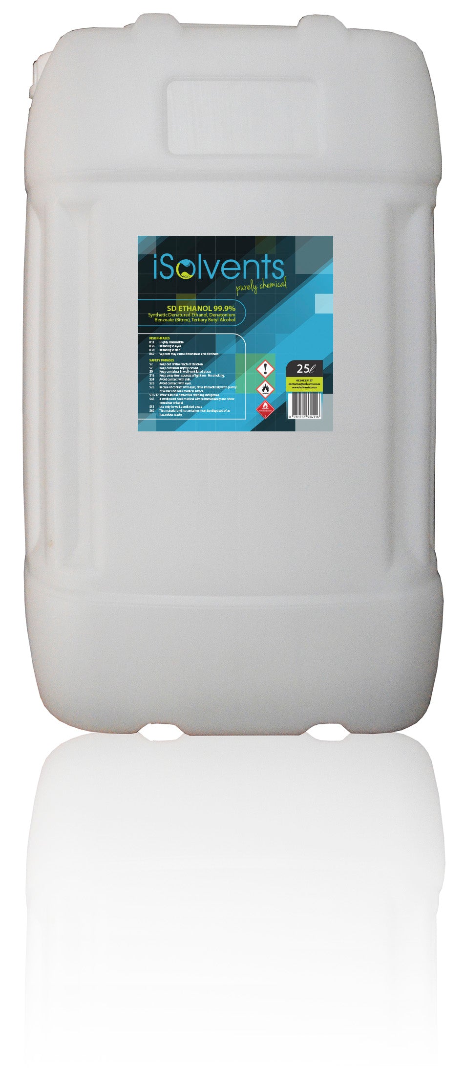 Synthetic denatured ethanol product 99.9 25L