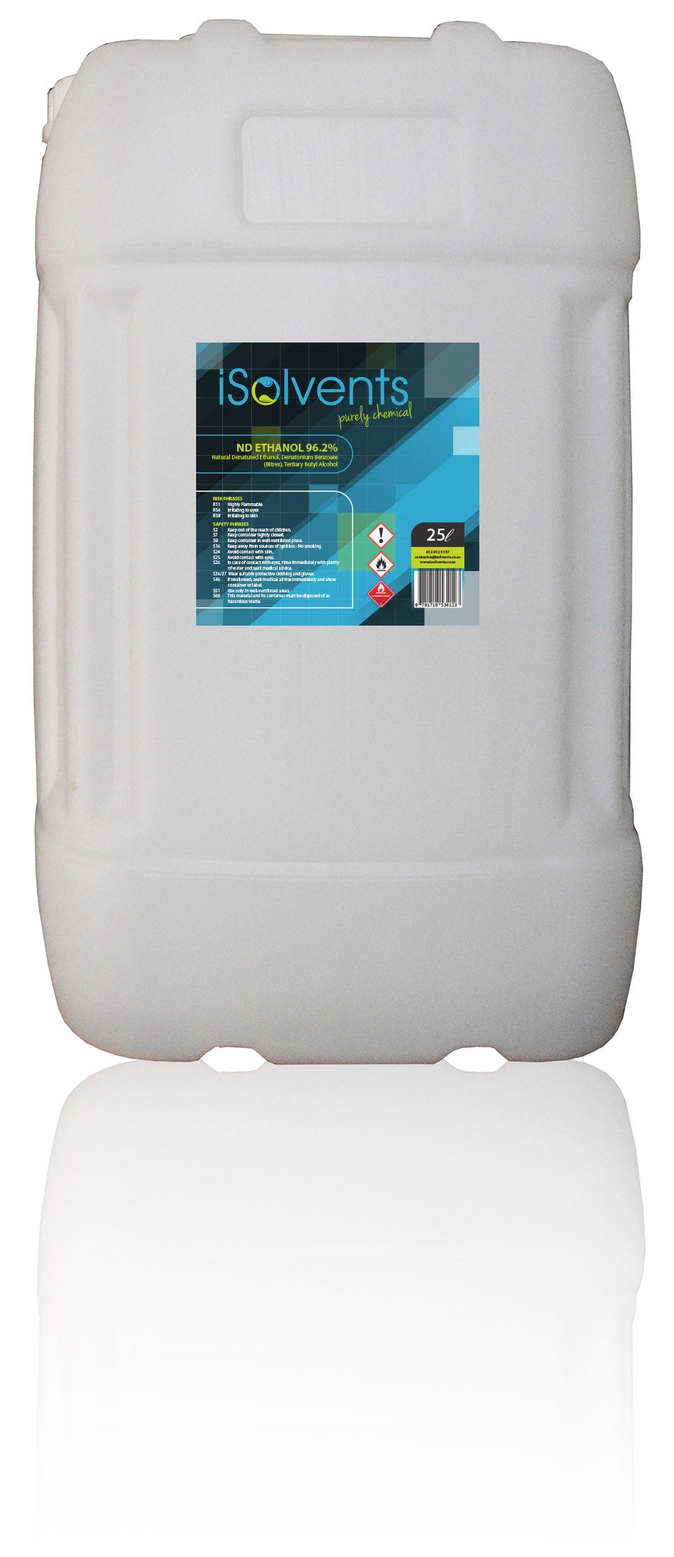 Natural denatured ethanol product 96.2 25l